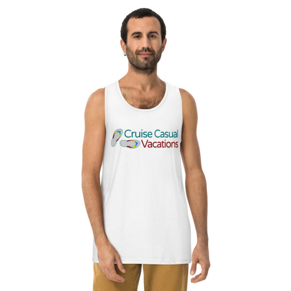 CCV Logo Men’s Premium Tank Top - Image 2
