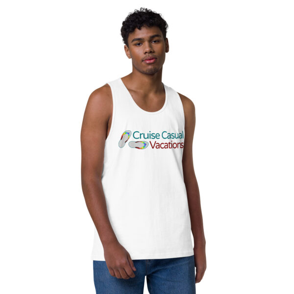 CCV Logo Men’s Premium Tank Top - Image 4