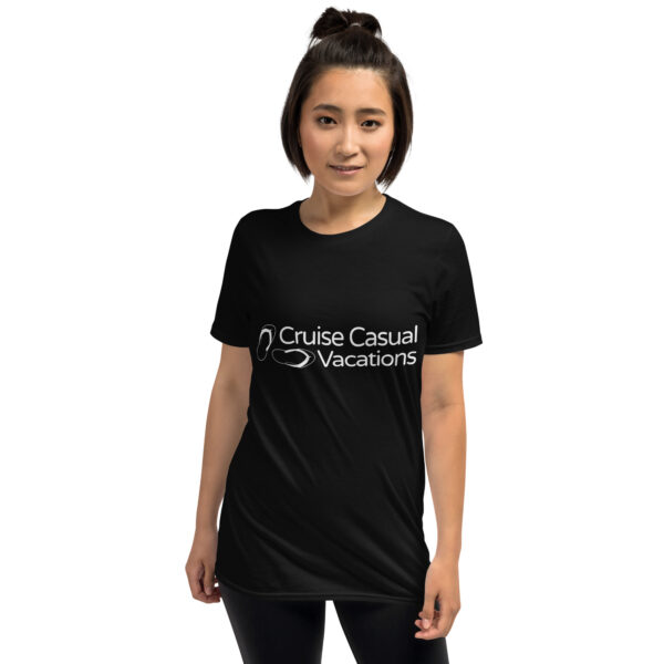 CCV Logo WT Short-Sleeve Unisex T-Shirt - Image 3