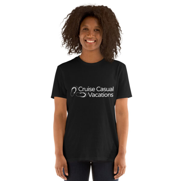 CCV Logo WT Short-Sleeve Unisex T-Shirt - Image 8