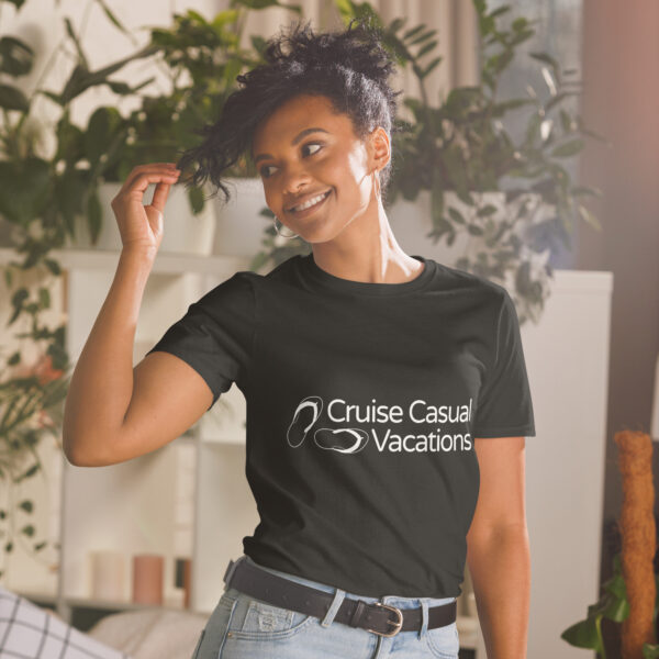 CCV Logo WT Short-Sleeve Unisex T-Shirt - Image 10