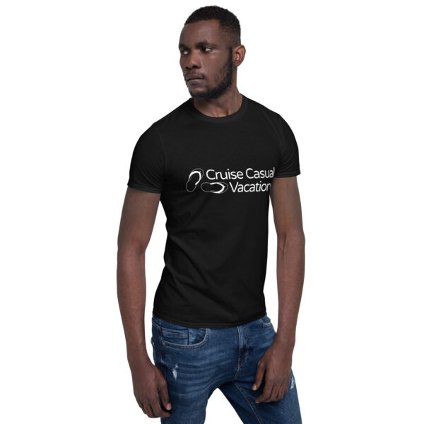 CCV Logo WT Short-Sleeve Unisex T-Shirt - Image 6
