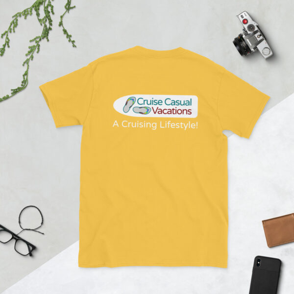 CCV Logo- Not Just a Name... Stylized Short-Sleeve Unisex T-Shirt - Image 26