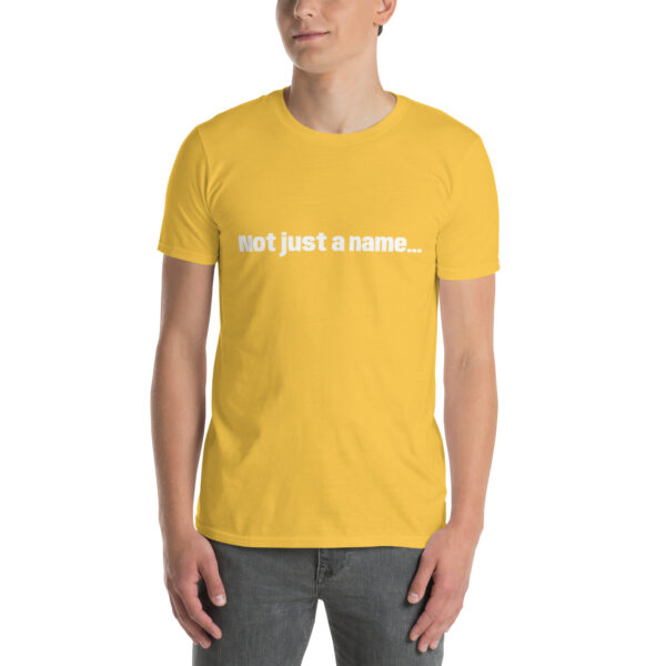 CCV Logo- Not Just a Name... Stylized Short-Sleeve Unisex T-Shirt - Image 12