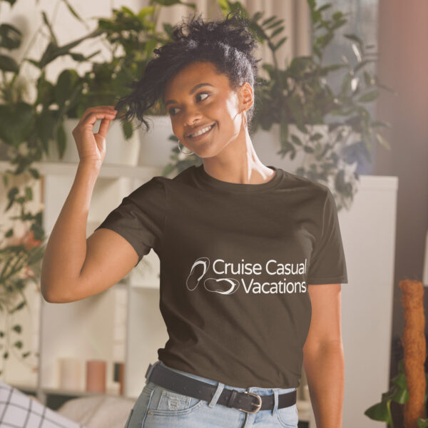 CCV Logo WT Short-Sleeve Unisex T-Shirt - Image 11