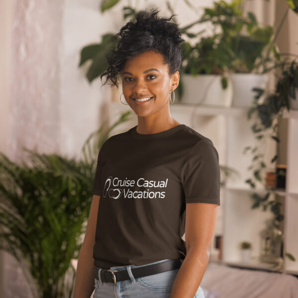 CCV Logo WT Short-Sleeve Unisex T-Shirt - Image 12