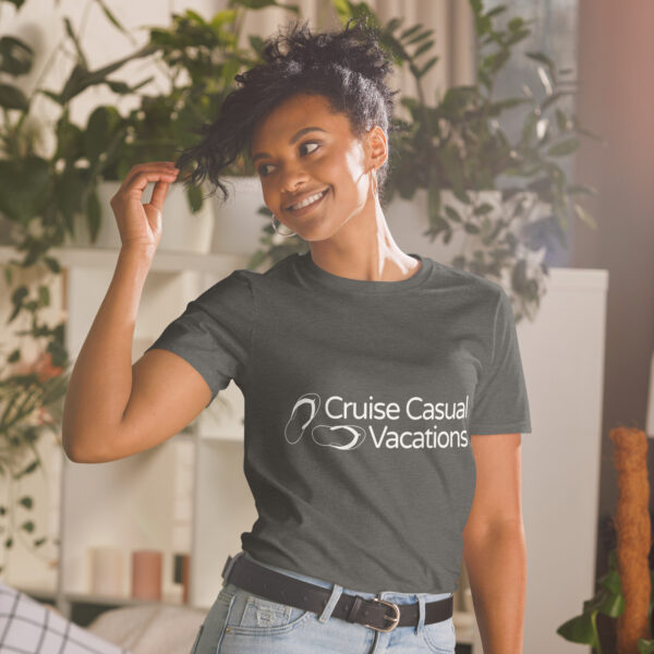 CCV Logo WT Short-Sleeve Unisex T-Shirt - Image 19