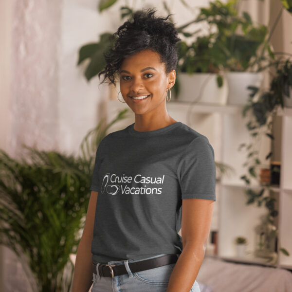 CCV Logo WT Short-Sleeve Unisex T-Shirt - Image 20