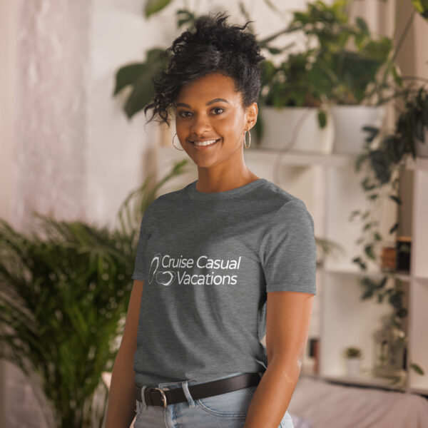 CCV Logo WT Short-Sleeve Unisex T-Shirt - Image 26