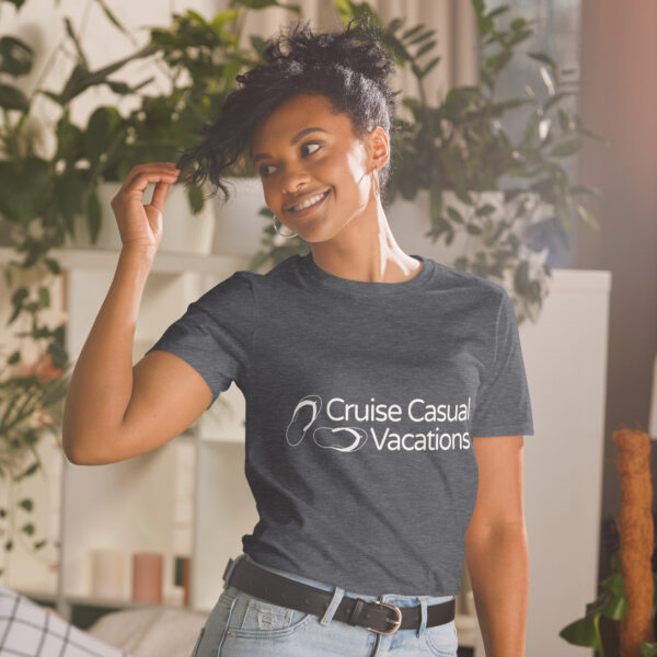 CCV Logo WT Short-Sleeve Unisex T-Shirt - Image 15