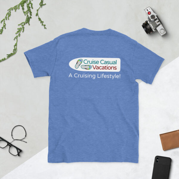CCV Logo- Not Just a Name... Stylized Short-Sleeve Unisex T-Shirt - Image 24