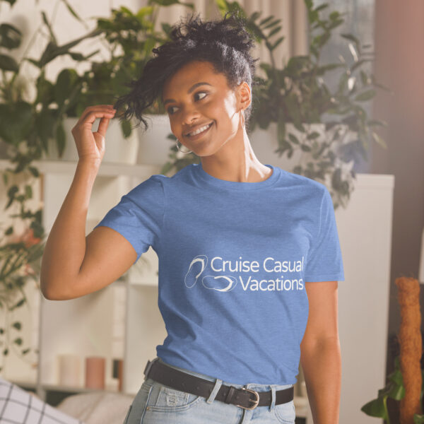 CCV Logo WT Short-Sleeve Unisex T-Shirt - Image 31
