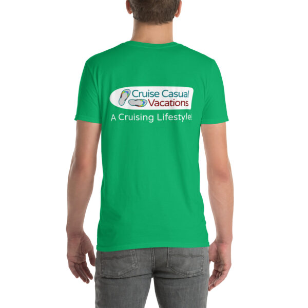 CCV Logo- Not Just a Name... Stylized Short-Sleeve Unisex T-Shirt - Image 9
