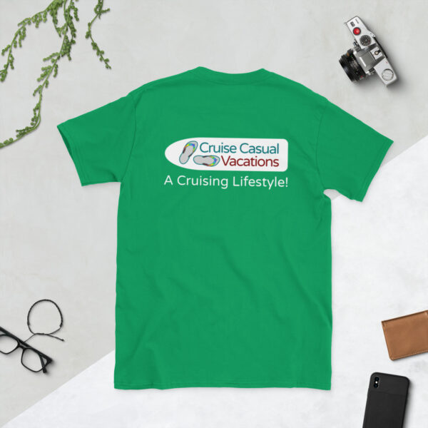 CCV Logo- Not Just a Name... Stylized Short-Sleeve Unisex T-Shirt - Image 22