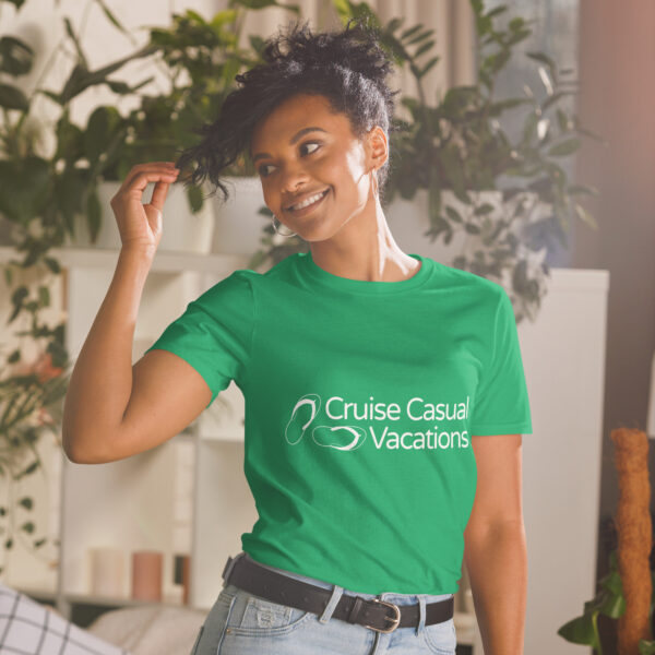 CCV Logo WT Short-Sleeve Unisex T-Shirt - Image 29