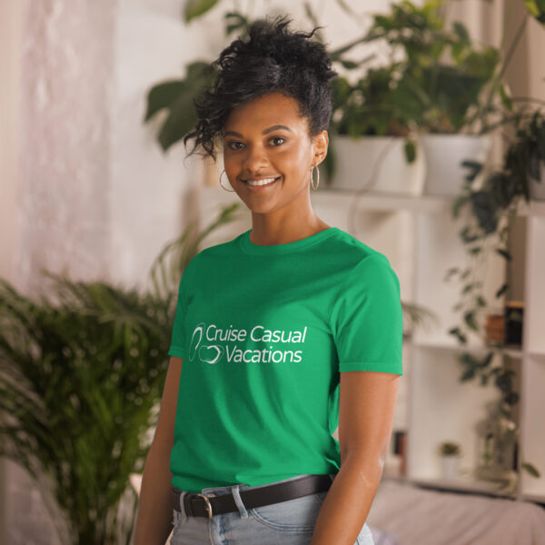 CCV Logo WT Short-Sleeve Unisex T-Shirt - Image 30