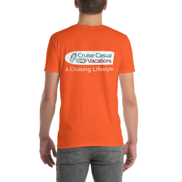 CCV Logo- Not Just a Name... Stylized Short-Sleeve Unisex T-Shirt - Image 5