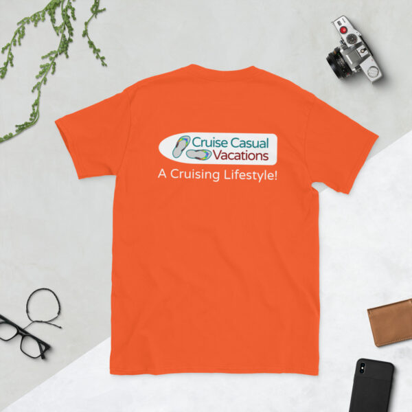 CCV Logo- Not Just a Name... Stylized Short-Sleeve Unisex T-Shirt - Image 18