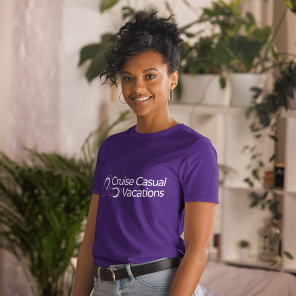 CCV Logo WT Short-Sleeve Unisex T-Shirt - Image 14