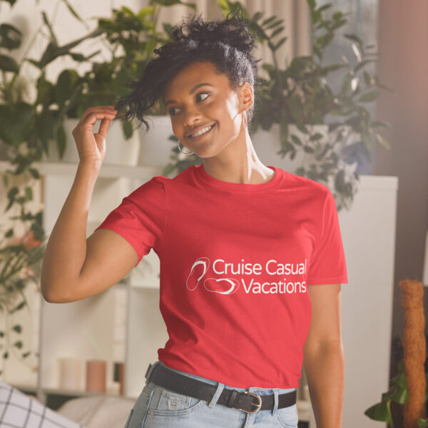 CCV Logo WT Short-Sleeve Unisex T-Shirt - Image 17