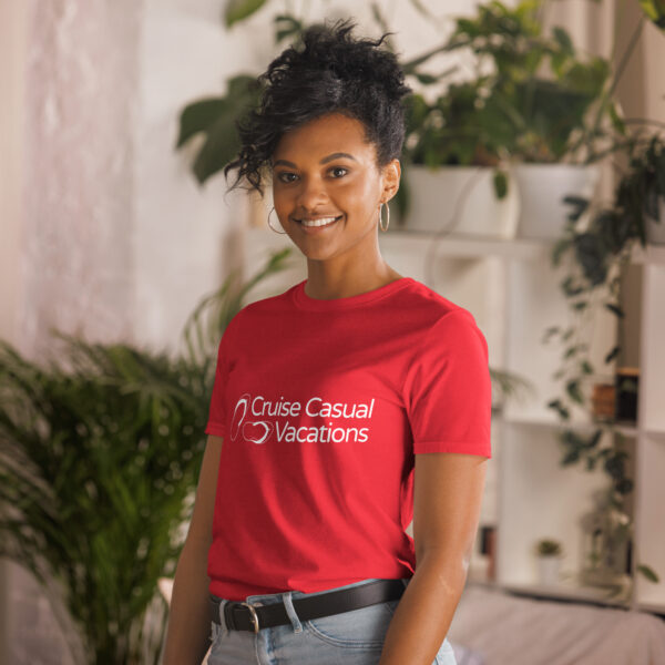 CCV Logo WT Short-Sleeve Unisex T-Shirt - Image 18