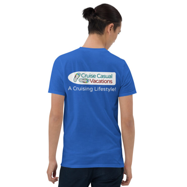 CCV Logo- Not Just a Name... Stylized Short-Sleeve Unisex T-Shirt - Image 3