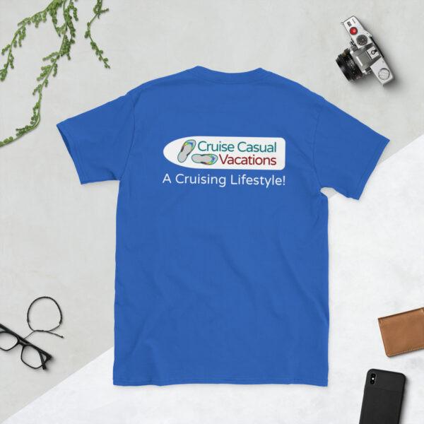 CCV Logo- Not Just a Name... Stylized Short-Sleeve Unisex T-Shirt - Image 16