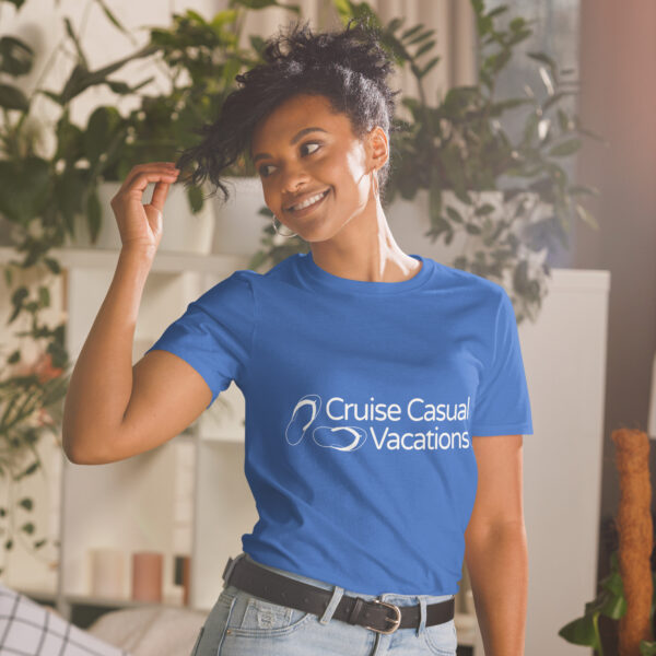 CCV Logo WT Short-Sleeve Unisex T-Shirt - Image 21