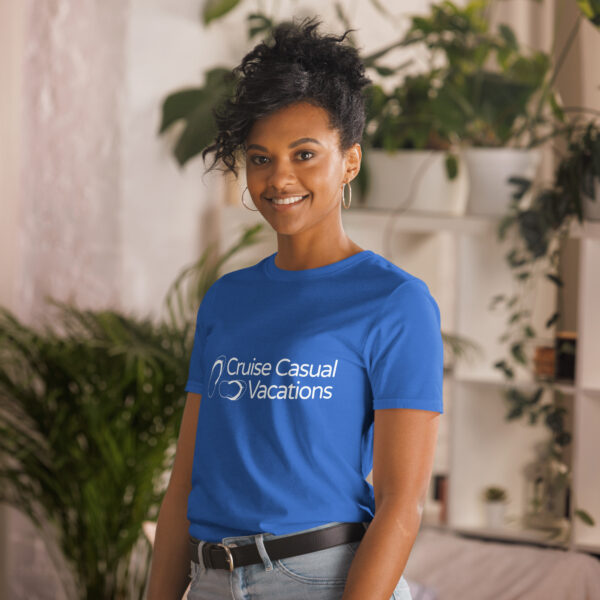 CCV Logo WT Short-Sleeve Unisex T-Shirt - Image 22