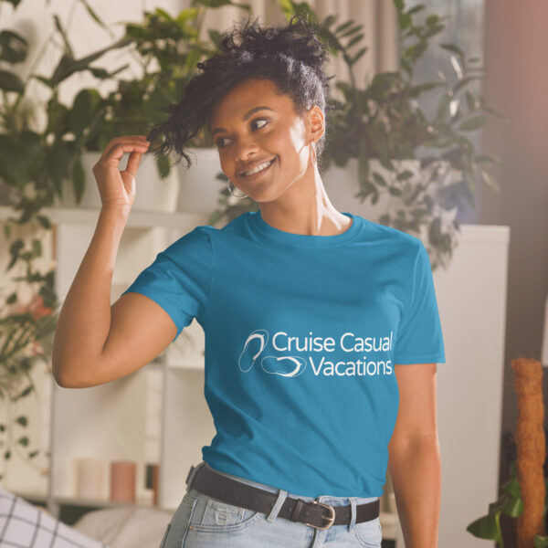 CCV Logo WT Short-Sleeve Unisex T-Shirt - Image 23