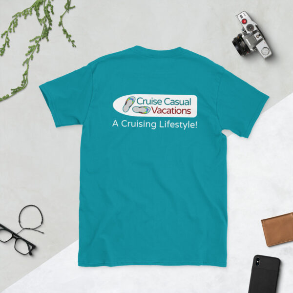 CCV Logo- Not Just a Name... Stylized Short-Sleeve Unisex T-Shirt - Image 20