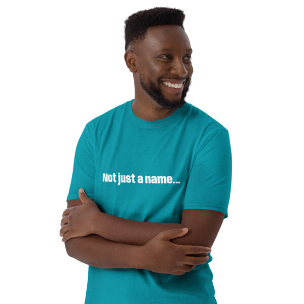 CCV Logo- Not Just a Name... Stylized Short-Sleeve Unisex T-Shirt - Image 6