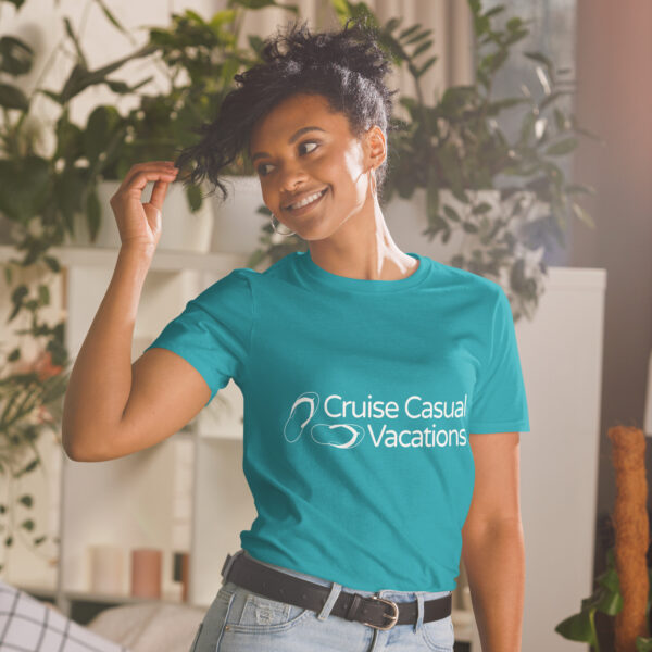 CCV Logo WT Short-Sleeve Unisex T-Shirt - Image 27