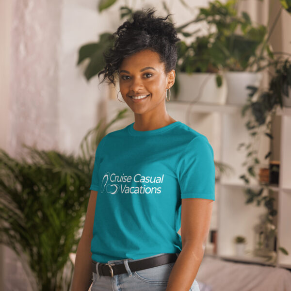 CCV Logo WT Short-Sleeve Unisex T-Shirt - Image 28