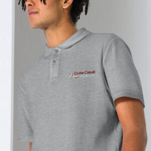 CCV Logo Unisex pique polo shirt